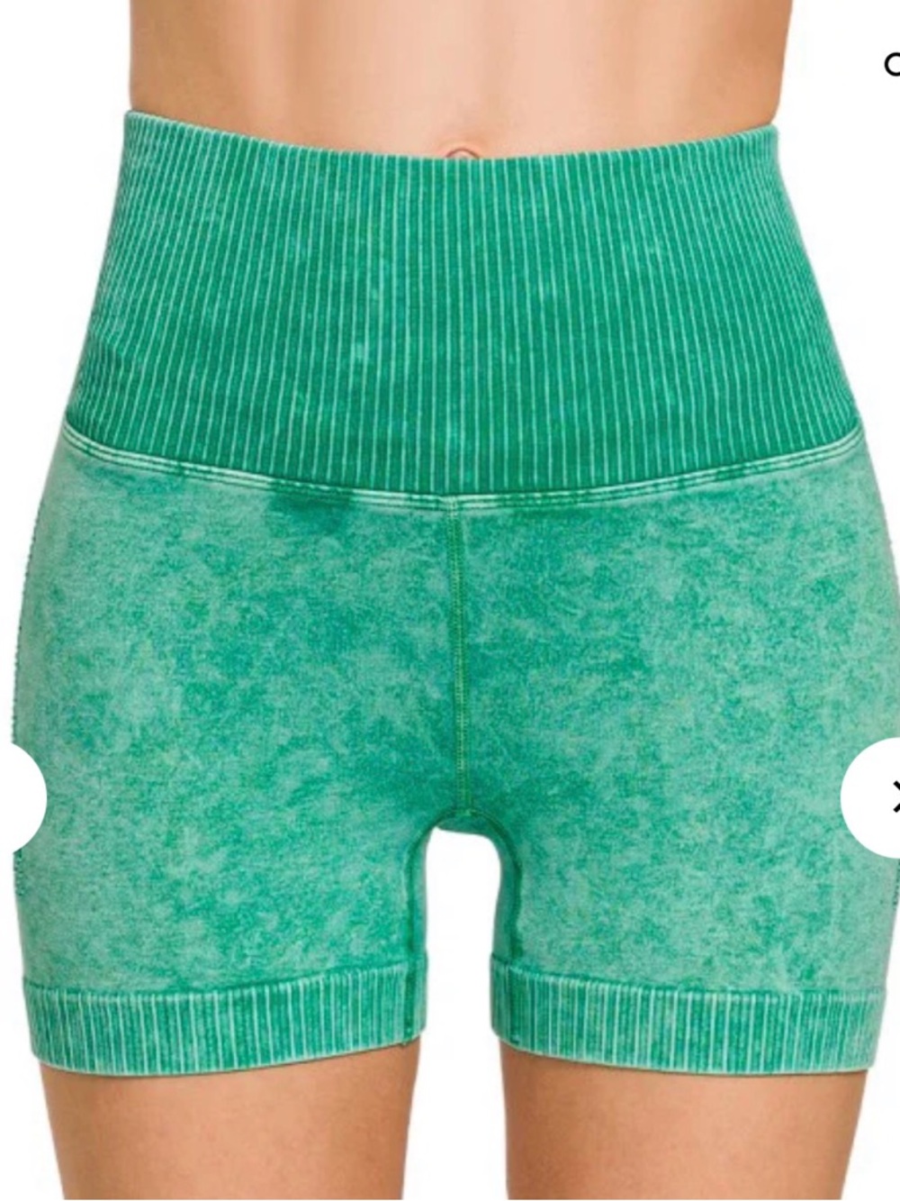 Zenana High-Waist Boutique Biker Women's Shorts L/XL